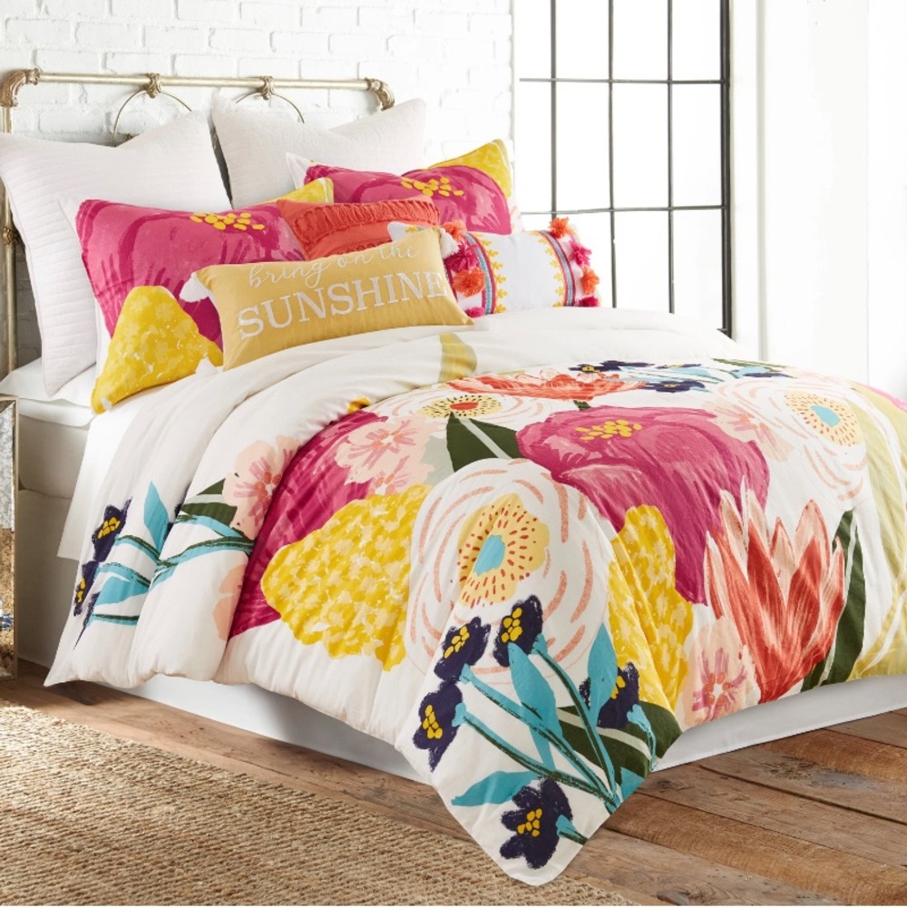 Grandiflora Duvet Cover Full/Queen 3 Piece Set - Levtex Home
